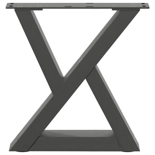 Sofabordben 2 stk Antracit 30x(30-31,3) cm Stål