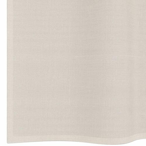 Voile-gardiner med øskner 2 stk. 140x300 cm cremefarvet
