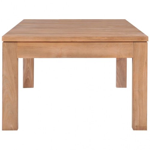 Sofabord i massivt teaktræ med naturlig finish 110 x 60 x 40 cm