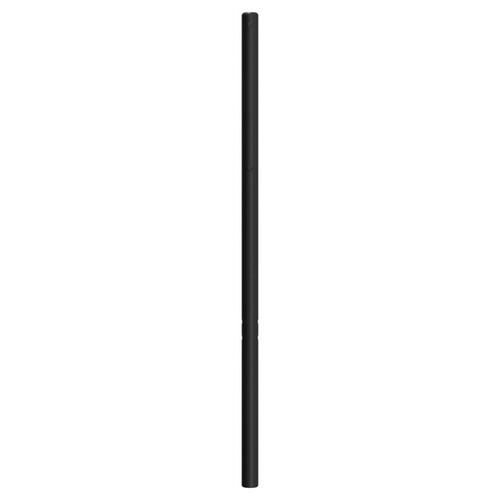 Sengegavl 140 cm metal sort