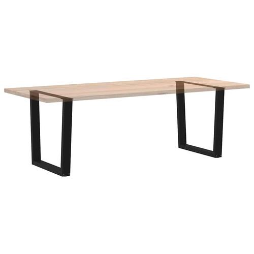 Spisebordsben V-form 2 stk Sort 80x(72-73,3) cm Stål