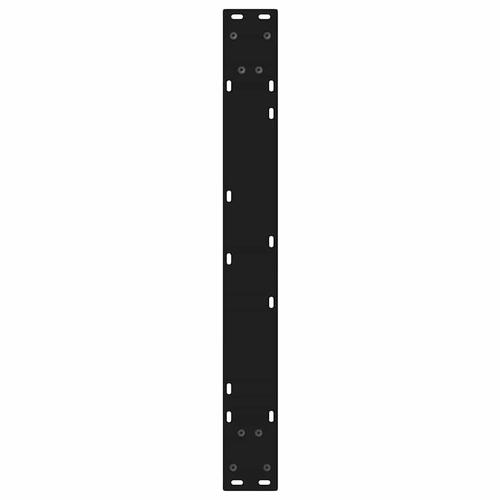 Spisebordsben 2 stk Sort 70x(72-73,3) cm Stål