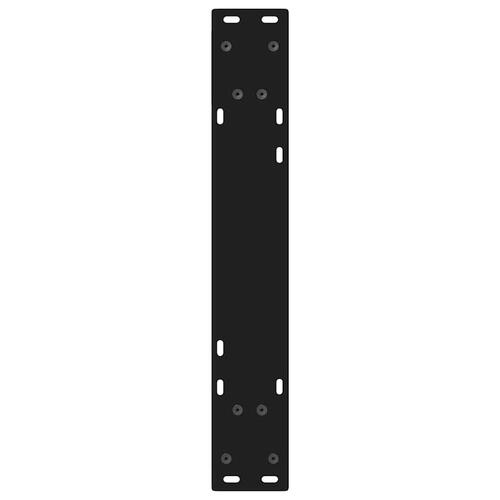 Spisebordsben 2 stk Sort 60x(72-73,3) cm Stål