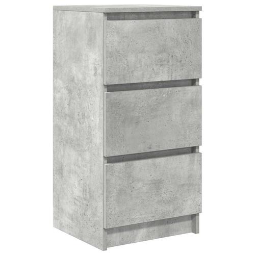 Skænk 37,5x35x76 cm konstrueret træ betongrå