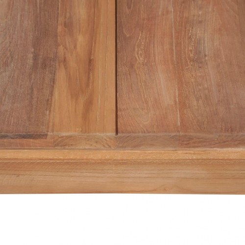Konsolbord i massivt teaktræ med en naturlig finish 110 x 35 x 76 cm