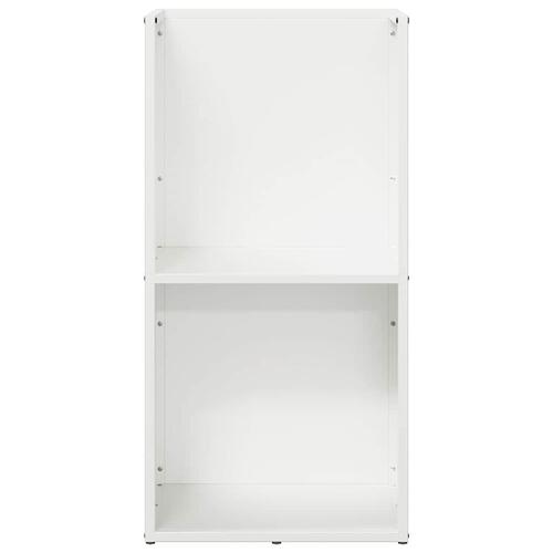 Brændestativ 40x30x80 cm koldvalset stål hvid