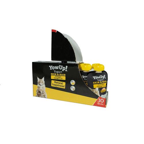 Kattemad YowUp Skin & Hair Laksefarvet 10 enheder