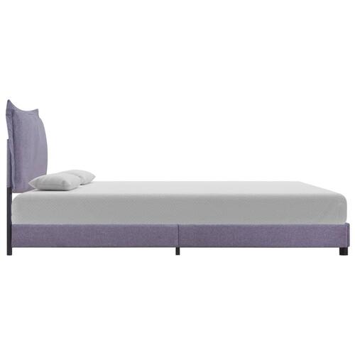Sengeramme uden madras 135x190 cm stof lysegrå