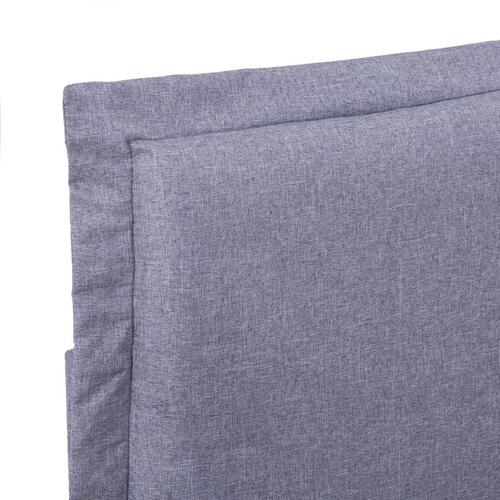 Sengeramme uden madras 135x190 cm stof lysegrå