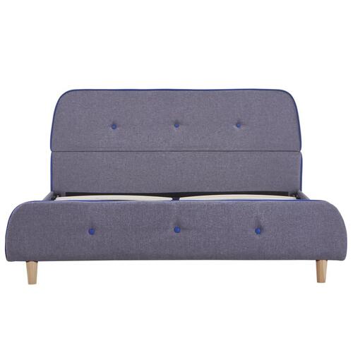 Sengeramme uden madras 135x190 cm stof lysegrå