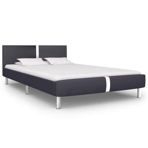 Sengestel uden madras 135x190 cm kunstlæder sort