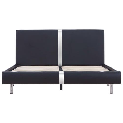 Sengestel uden madras 135x190 cm kunstlæder sort