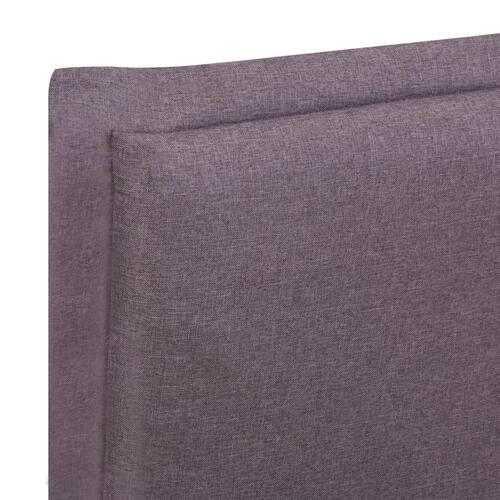 Sengeramme uden madras 135x190 cm stof gråbrun