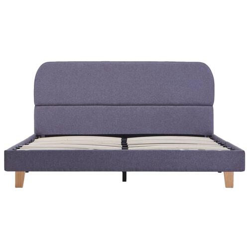 Sengeramme uden madras 135x190 cm stof lysegrå