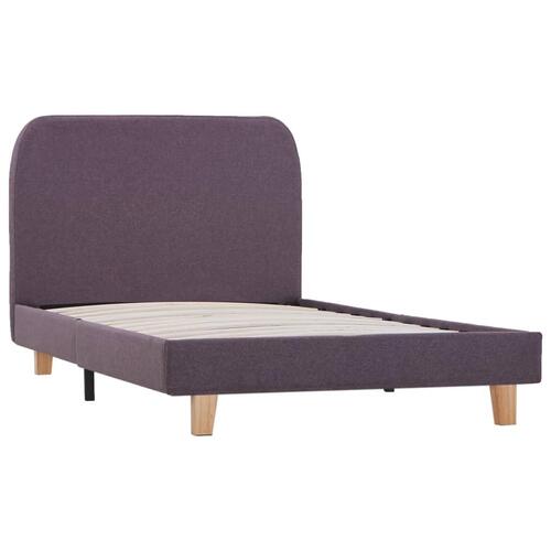 Sengeramme uden madras 90x190 cm stof gråbrun