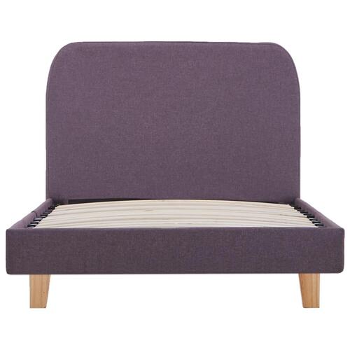 Sengeramme uden madras 90x190 cm stof gråbrun