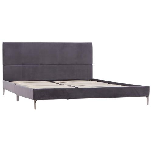 Sengeramme uden madras 135x190 cm stof grå