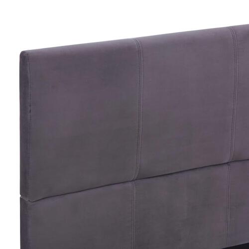 Sengeramme uden madras 135x190 cm stof grå