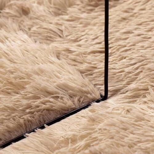 Shaggy gulvtæppe NAVARRA 80x150 cm høje luv polyester beige