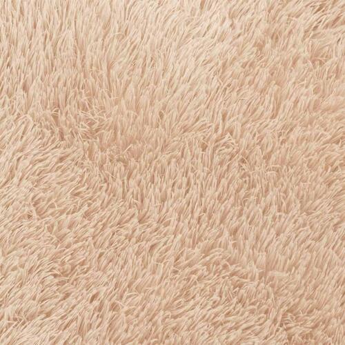 Shaggy gulvtæppe NAVARRA 80x150 cm høje luv polyester beige