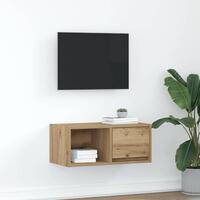 Tv-bord 60x31x25,5 cm konstrueret træ kunsteg