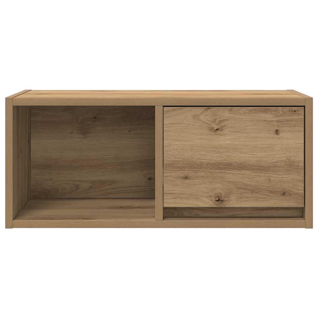 Tv-bord 60x31x25,5 cm konstrueret træ kunsteg
