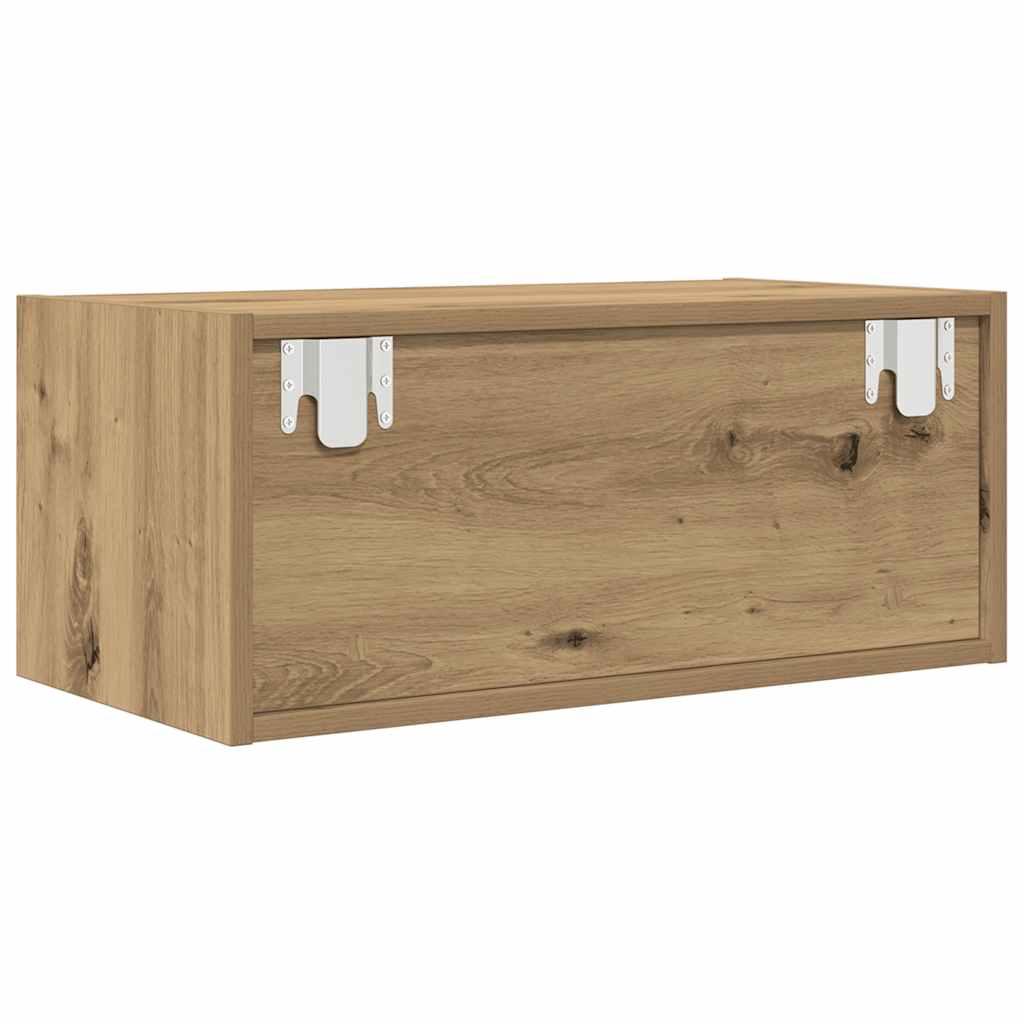 Tv-bord 60x31x25,5 cm konstrueret træ kunsteg