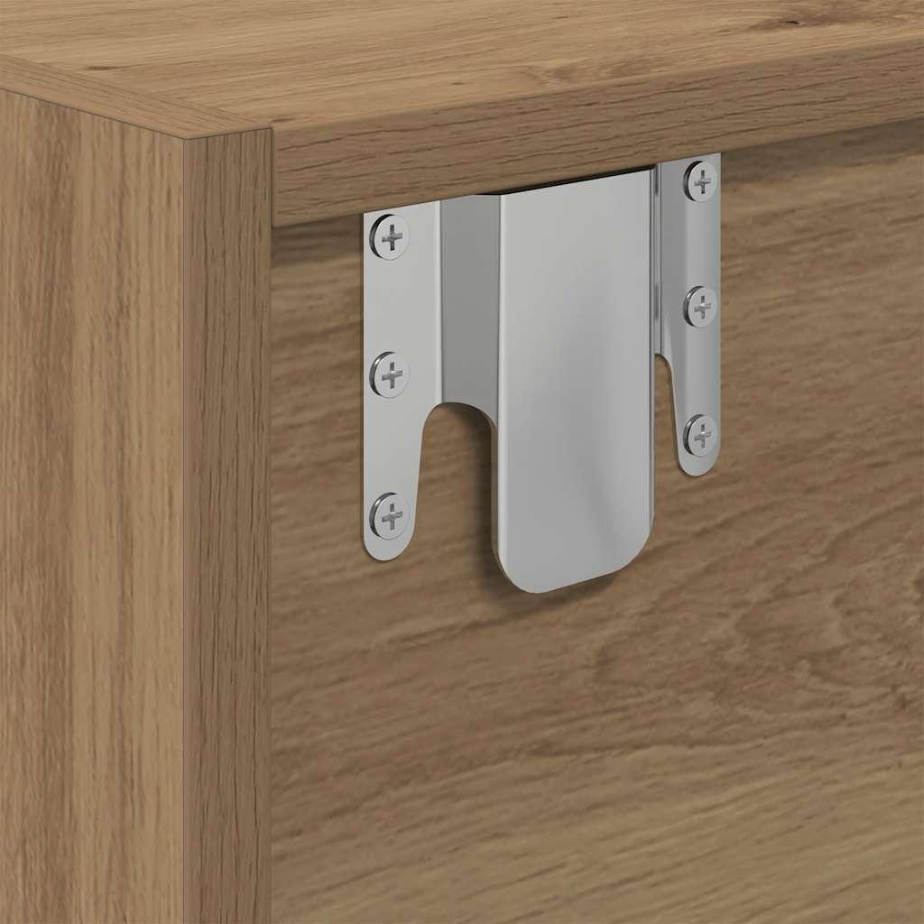 Tv-bord 60x31x25,5 cm konstrueret træ kunsteg