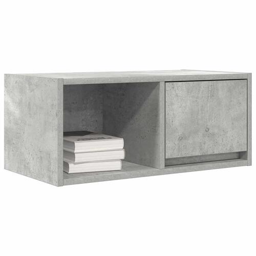 Tv-bord 60x31x25,5 cm konstrueret træ betongrå