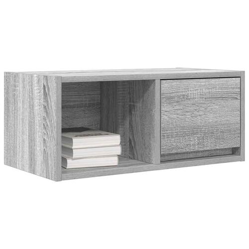 Tv-borde 2 stk. 60x31x25,5 cm konstrueret træ grå sonoma-eg