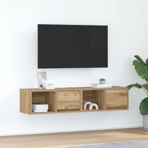 Tv-borde 2 stk. 60x31x25,5 cm konstrueret træ kunsteg