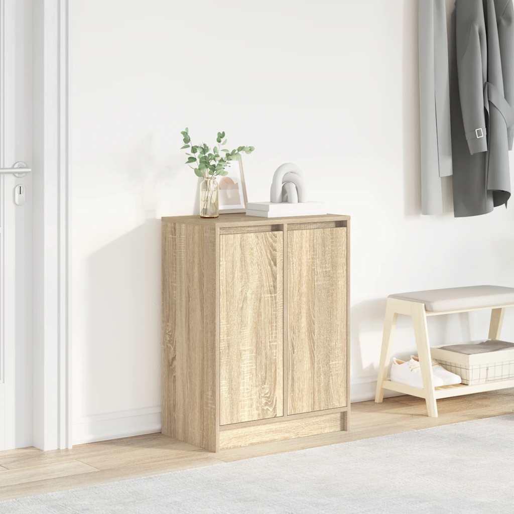Skoreol 57x34x76 cm konstrueret træ sonoma-eg billede