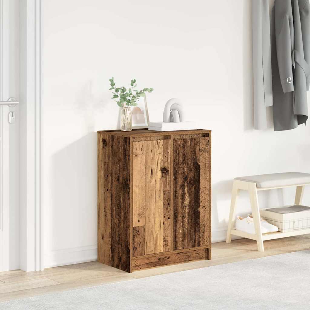 Skoreol 57x34x76 cm konstrueret træ gammelt træ-look billede