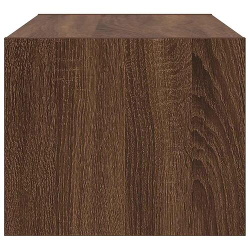 Tv-borde 2 stk. 60x31x25,5 cm konstrueret træ brunt egetræ
