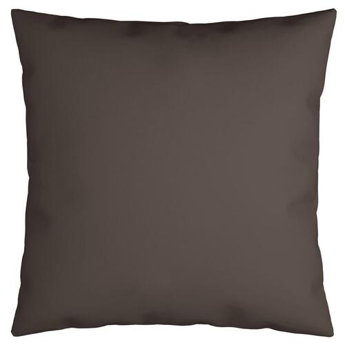 Pyntepuder 4 stk. 50x50 cm stof gråbrun