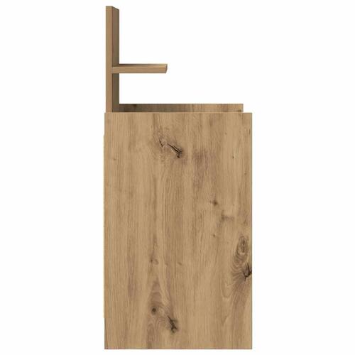 Sengeborde med 2 skuffer 2 stk. 38x34x80 cm egetræsfarve