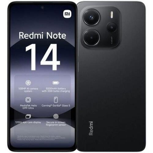 Smartphone Xiaomi Octa Core 6 GB RAM 128 GB Sort