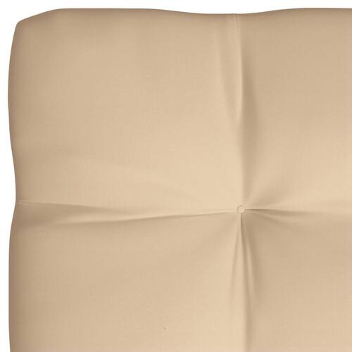 Pallehynde 120x80x12 cm stof beige