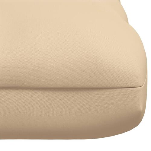 Pallehynde 120x80x12 cm stof beige