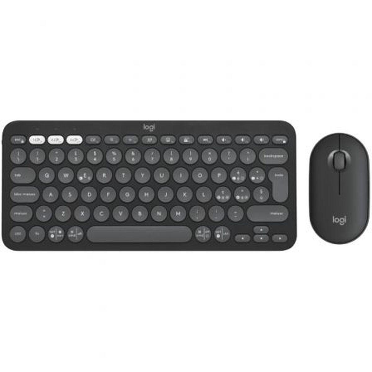 Tastatur og mus Logitech 920-012227 Sort