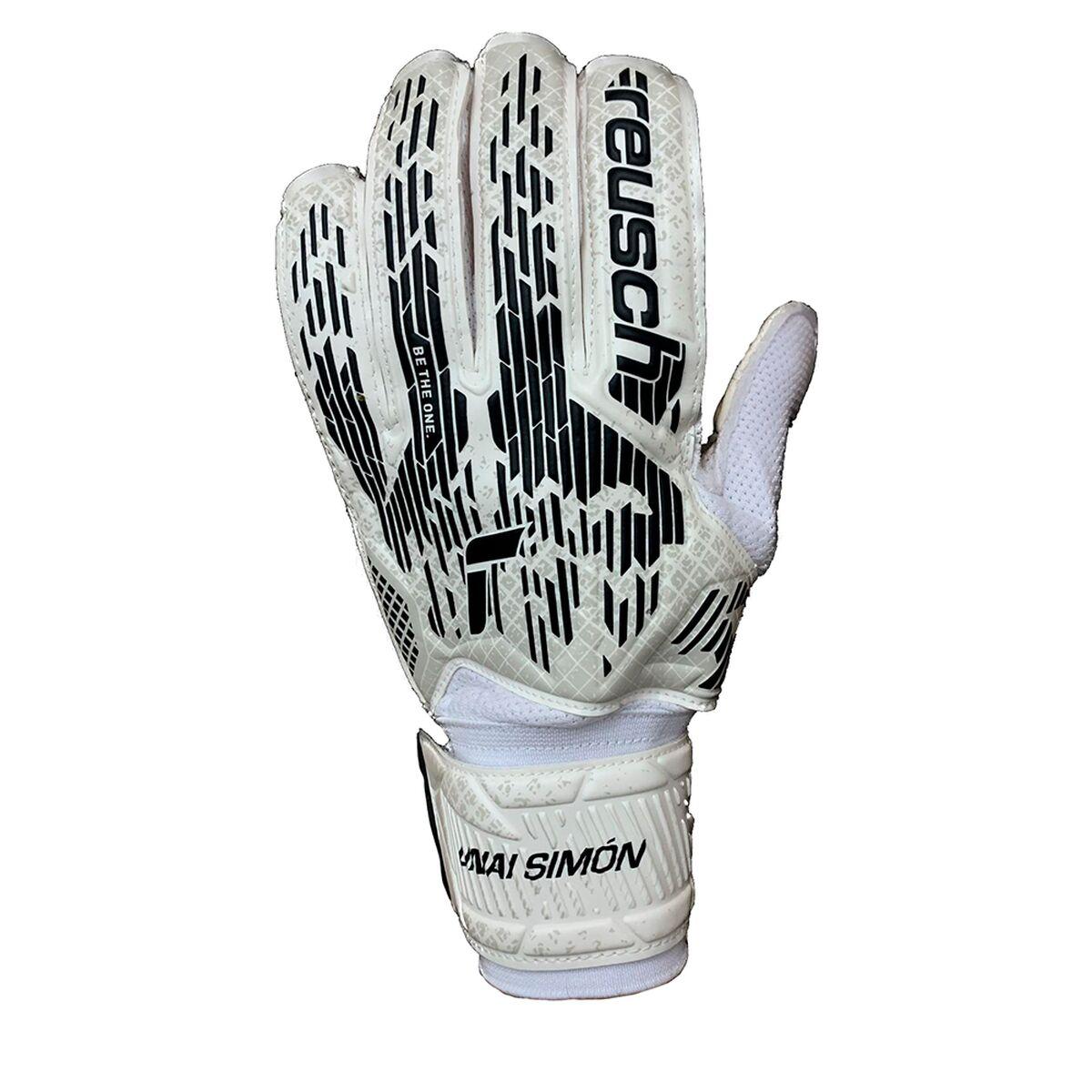 Reusch Attrak Solid Junior målmandshandsker - hvid