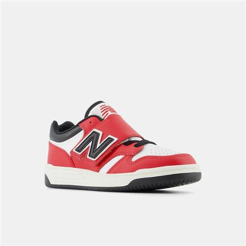 Sportssko til børn New Balance 480 HOOK LOOP Hvid Rød Tomat 34.5