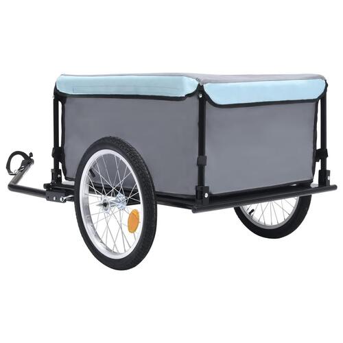 Cykelvogn 65 kg sort og blå