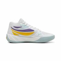 Basketballsko til voksne Puma Court Pro Hvid Gul 42