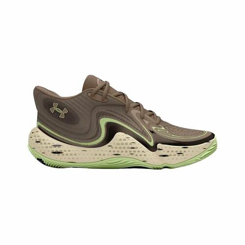 Basketballsko til voksne Under Armour Spawn 6 Mid Brun 42.5