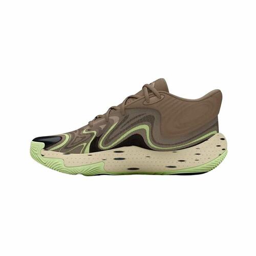 Basketballsko til voksne Under Armour Spawn 6 Mid Brun 42.5