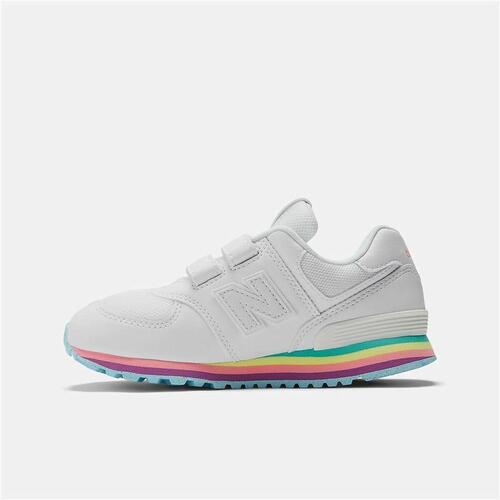Sportssko til børn New Balance 574 Core Hook Loop Hvid 34.5