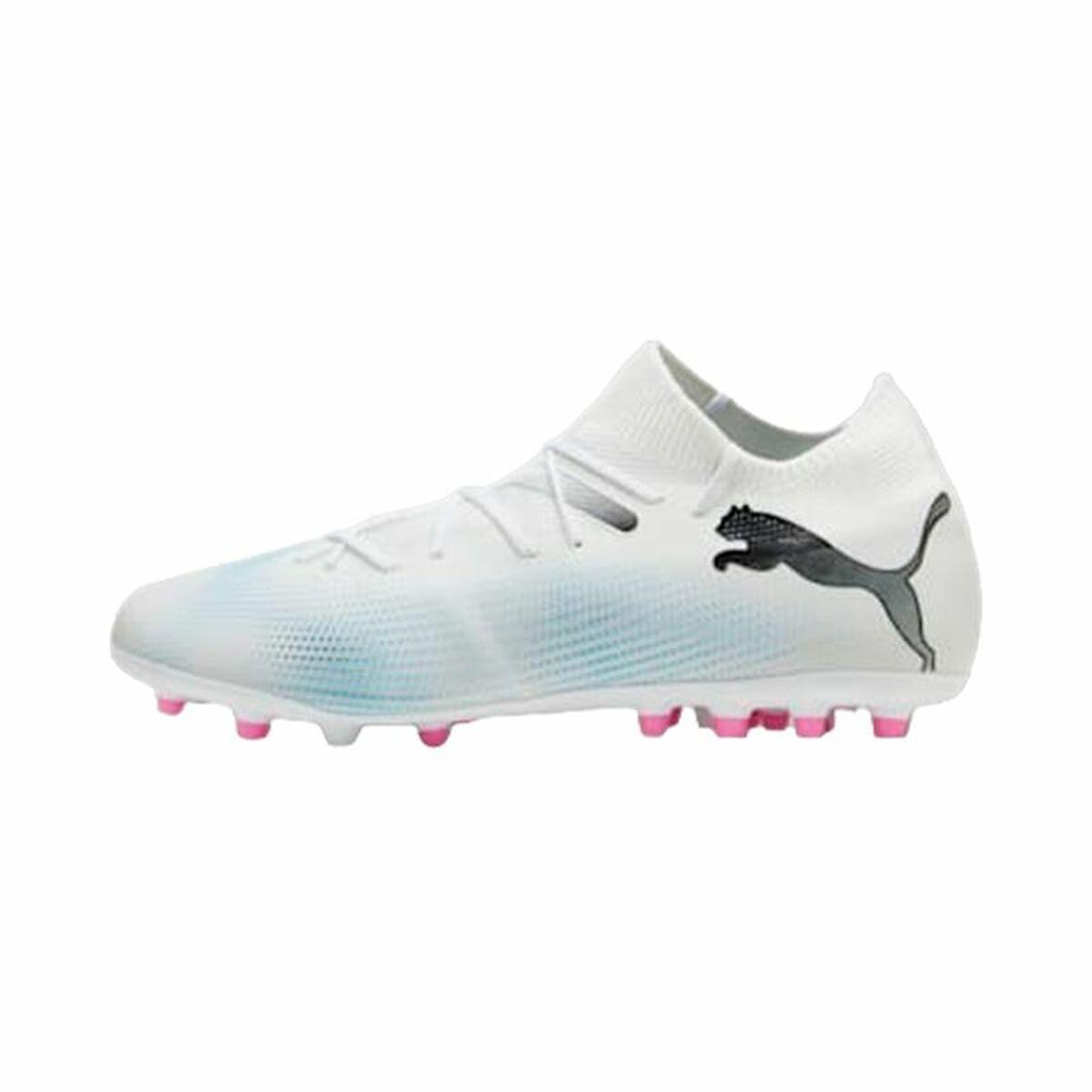 Voksen fodboldstøvler Puma Future 7 Match MG Hvid Sort 45
