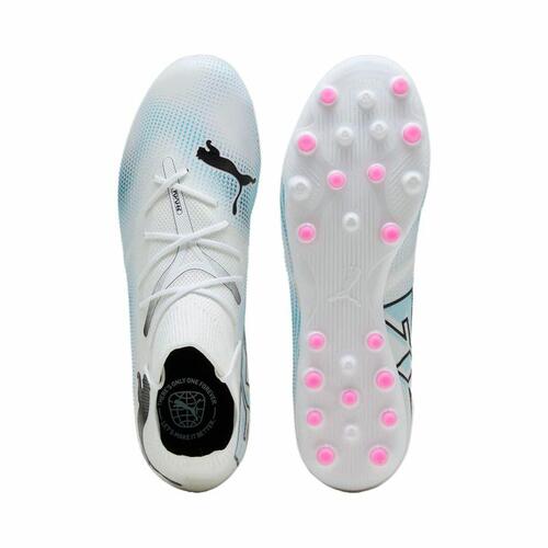 Voksen fodboldstøvler Puma Future 7 Match MG Hvid Sort 45