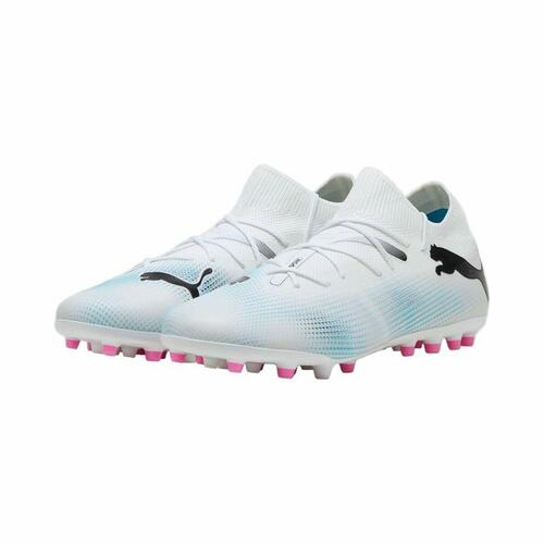 Voksen fodboldstøvler Puma Future 7 Match MG Hvid Sort 43